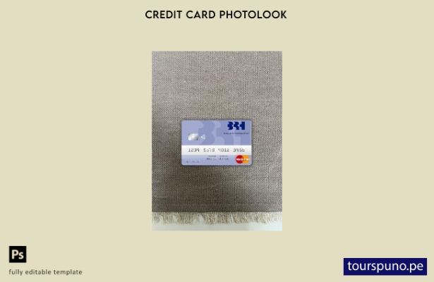 listo para imprimir plantilla frontal de aspecto fotográfico mastercard de Haití